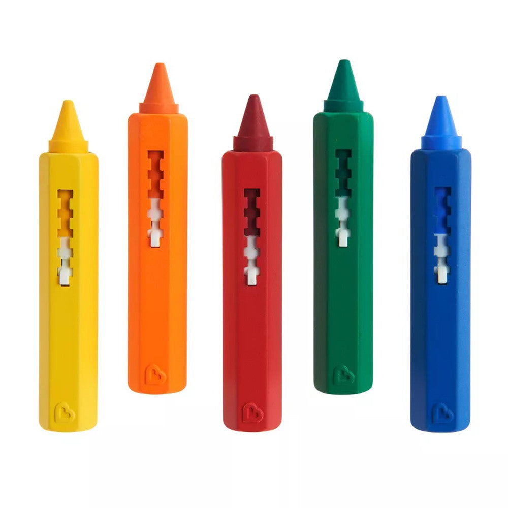 Munchkin Bath Crayons Set, 5 Ea